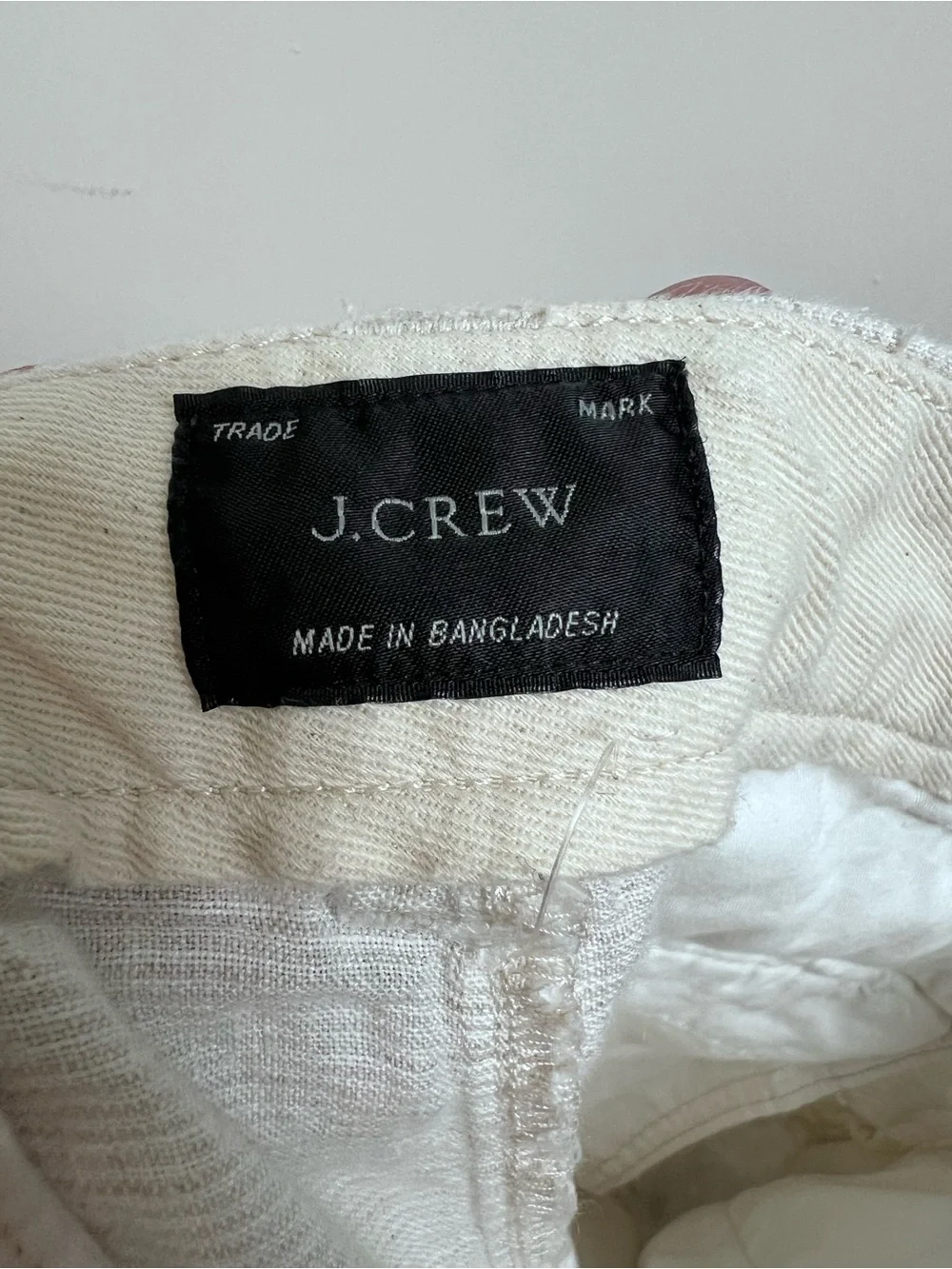 J.Crew 100% Linen Shorts Men's 32 Oatmeal Flat Front Summer Chino 9